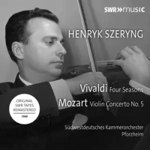 Image of Vivaldi Four Seasons/Mozart Violin Concerto No. 5 by Henryk Szeryng CD Album