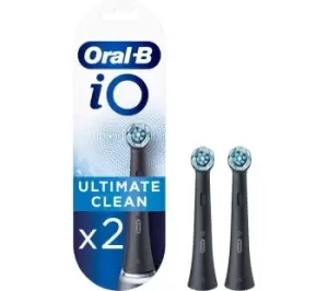 Oral B iO Ultimate Clean Replacement Heads Black Toothbrush 2Pcs