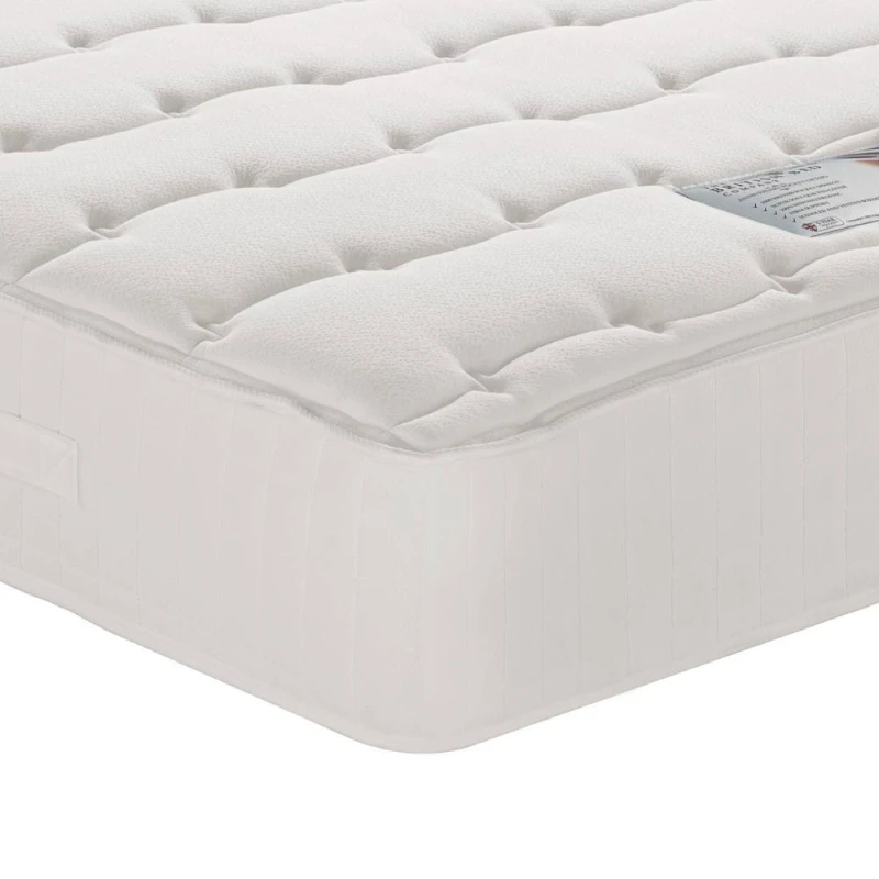 Image of British Bed Company Anniversary Pocket Ortho 1000 Mattress in White Size: Single White Unisex Single