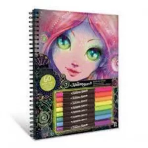 Image of Nebulous Stars Colouring Book (Black Pages)