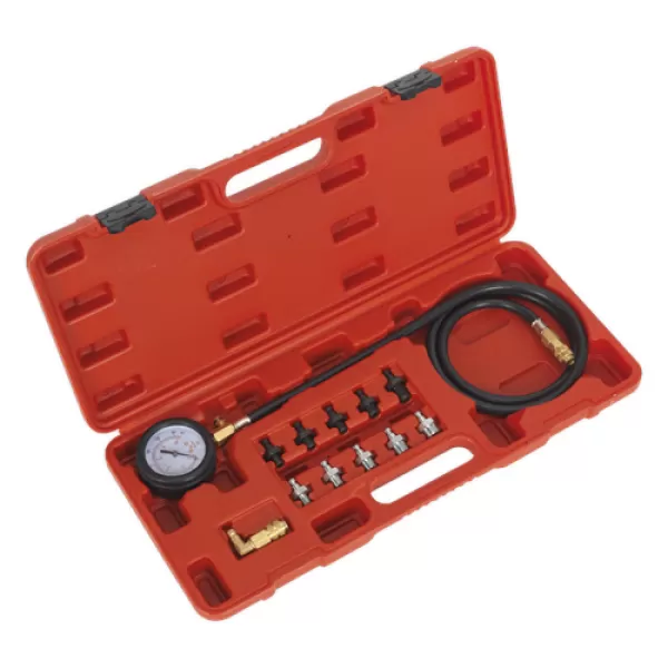 Image of Genuine SEALEY VSE203 Oil Pressure Test Kit 12pc