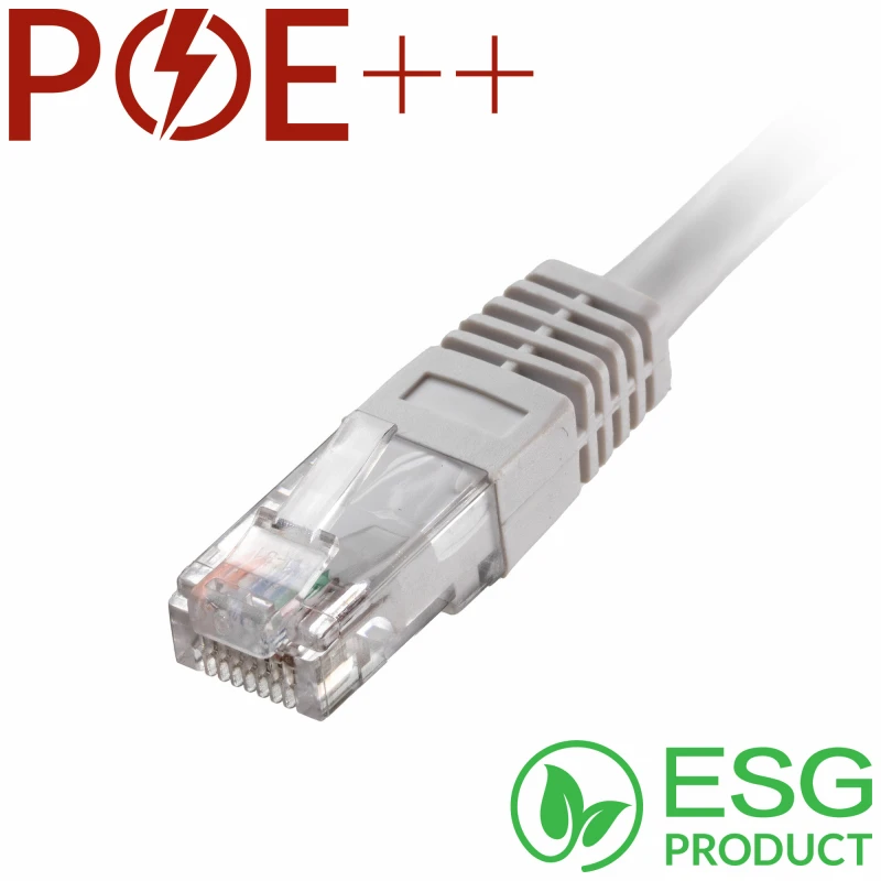 Image of Cablenet Cablenet 0.5m Cat6 RJ45 White U/UTP PVC 24AWG Flush Moulded Booted Patch Lead (PK 100) 60-8005B