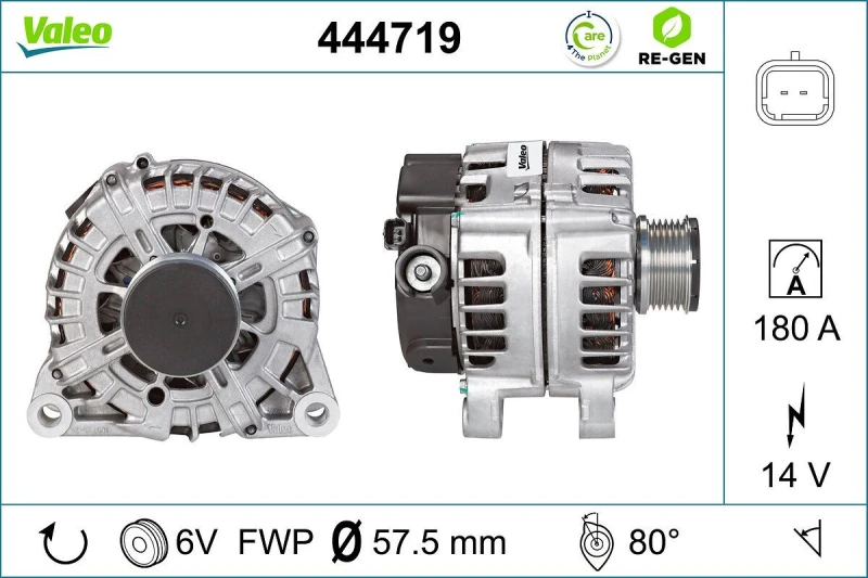 Image of Alternator VALEO 444719