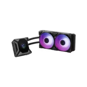 Image of MSI MPG CORELIQUID K240 V2 Liquid CPU Cooler '240mm Radiator 2.4'' LCD display with fan 3x 120mm ARGB PWM Fan Center Supports Intel and AM
