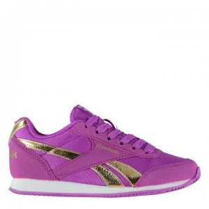 image of Reebok Classic Jogger RS Child Girls Trainers - Violet/Gold