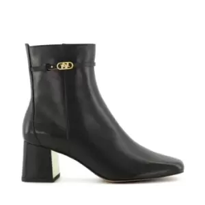 image of Dune London Onsen Heeled Ankle Boots - Black