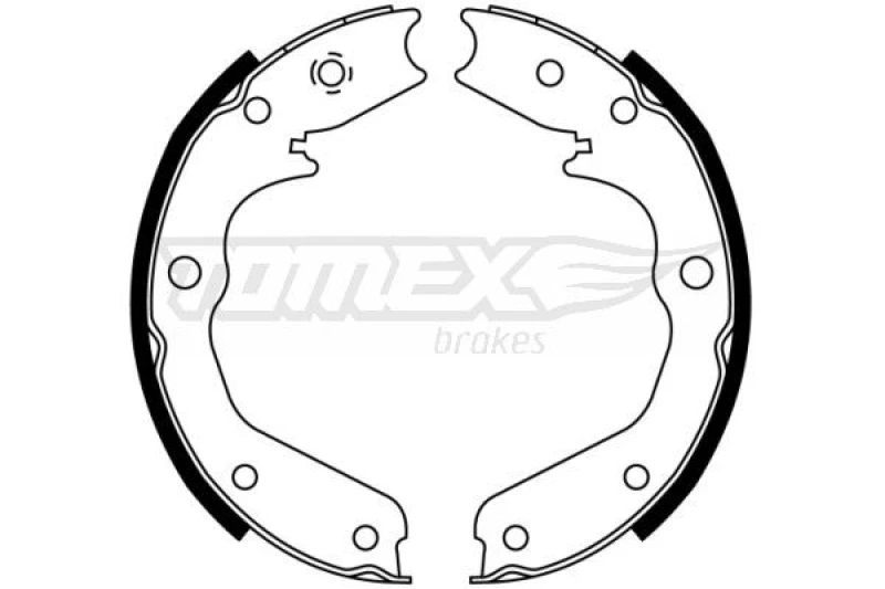 Image of TOMEX brakes Brake Shoe Set TOMEX brakes TX 22-43
