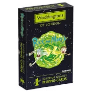 Image of Waddingtons Number 1 Playing Cards - Rick and Morty Edition
