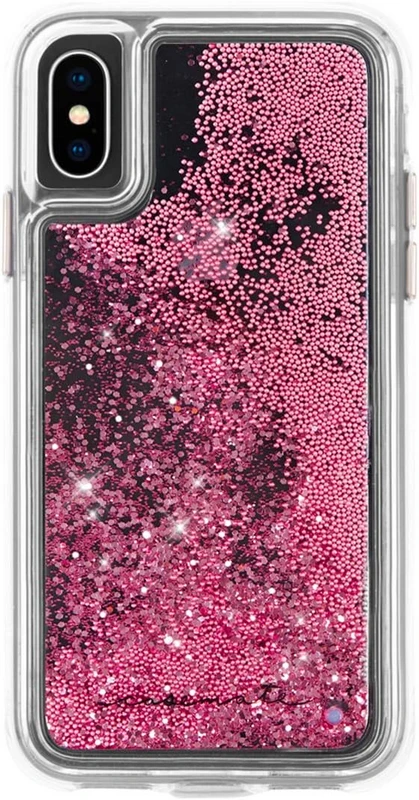 image of iPhone X XS Waterfall Rose Gold Case