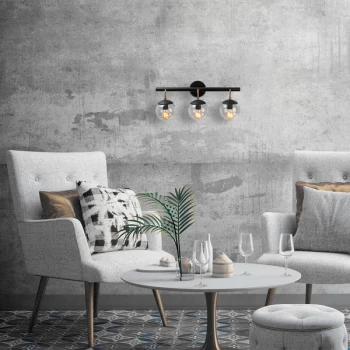 Image of Gondol - 3032 Black Wall Lamp