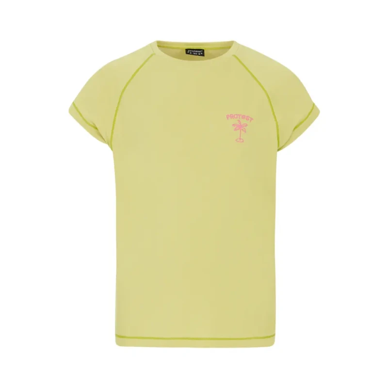 Image of Protest Girl's T-Shirt Protest Funny Vert Female 16 ans
