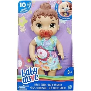 Image of Baby Alive Baby Lil Sounds (Brown Hair)