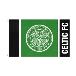 image of Celtic Wordmark Crest Flag 5 x 3