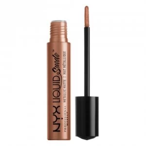 Image of NYX Professional Makeup Liquid Suede Metallic Matte Liquid Lipstick Exposed