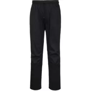 Image of Portwest C073 - Black Sz 3XL MeshAir Pro Chef Trouser Kitchen Staff - Black