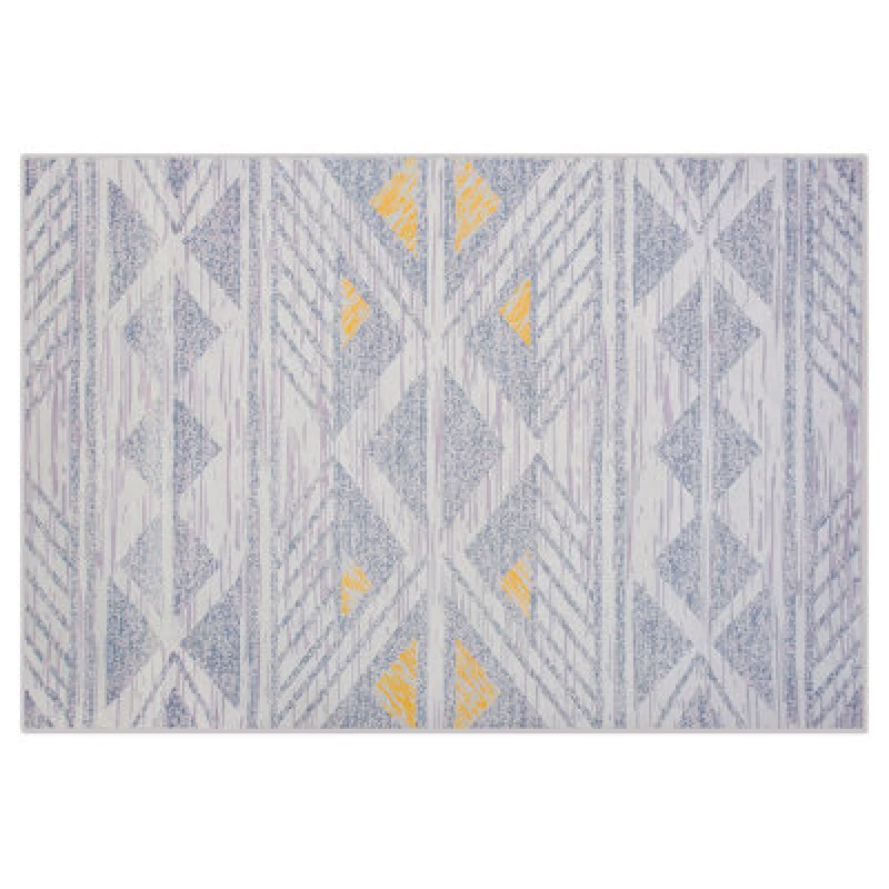 Image of Beliani Rug Kargi Grey 140 X 200 Cm