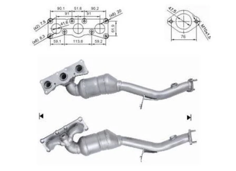 Image of Catalytic converter VEGAZ BK-883