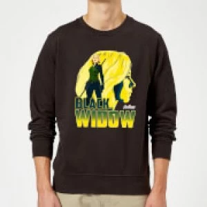 Image of Avengers Black Widow Sweatshirt - Black