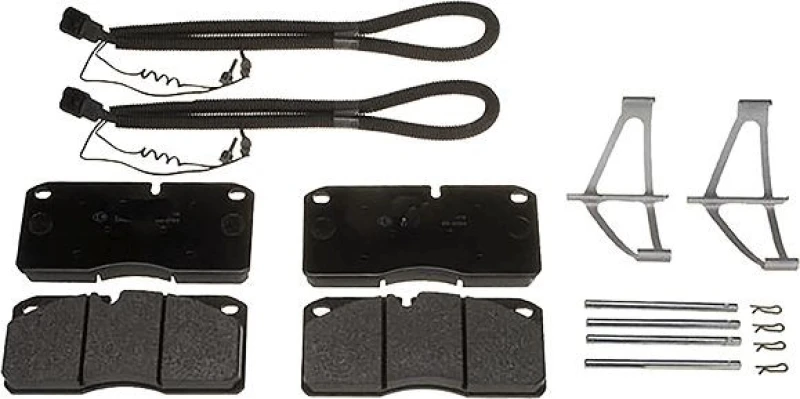 Image of TRW GDB5005 Brake pad set incl. wear warning contact Brake Pad Set,disc brake (402)