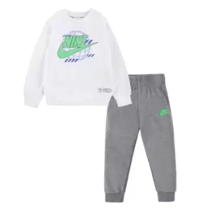 Image of Nike Infants Terry Sweater and Jogger Set - Grey