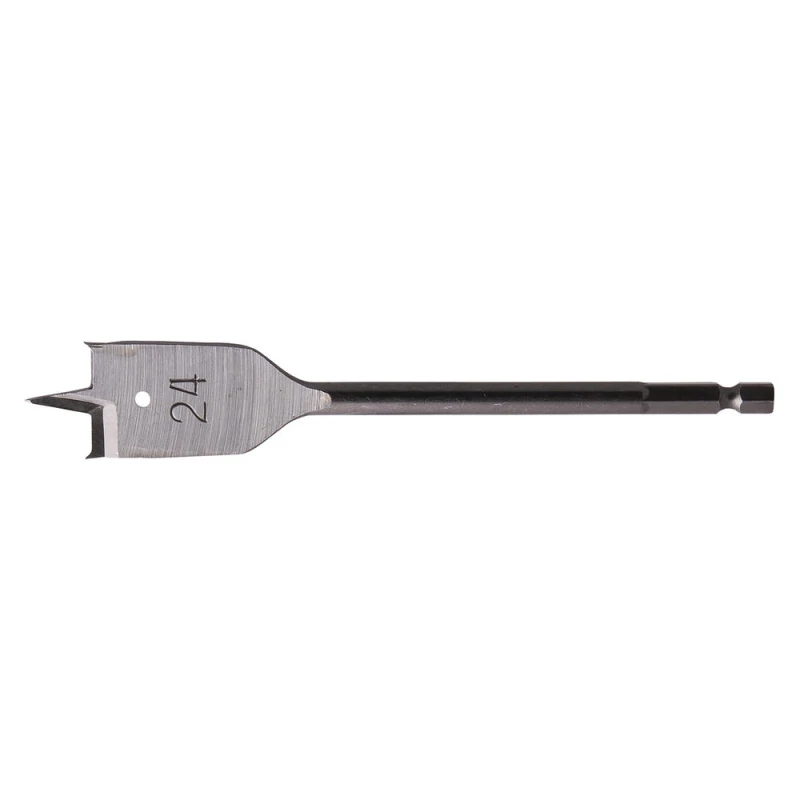 Image of Makita 1/4" Hex Shank Flat Wood Drill Bit E-17273 Diameter: 24mm