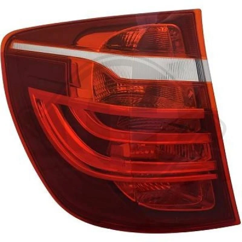 Image of DIEDERICHS 1276091 Rear light Outer section, without bulb holder, Left, P21W Combination Rearlight (391)