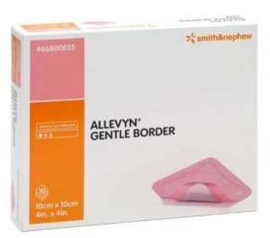 Image of Allevyn Gentle Border 10cm x 10cm - 10 Dressings