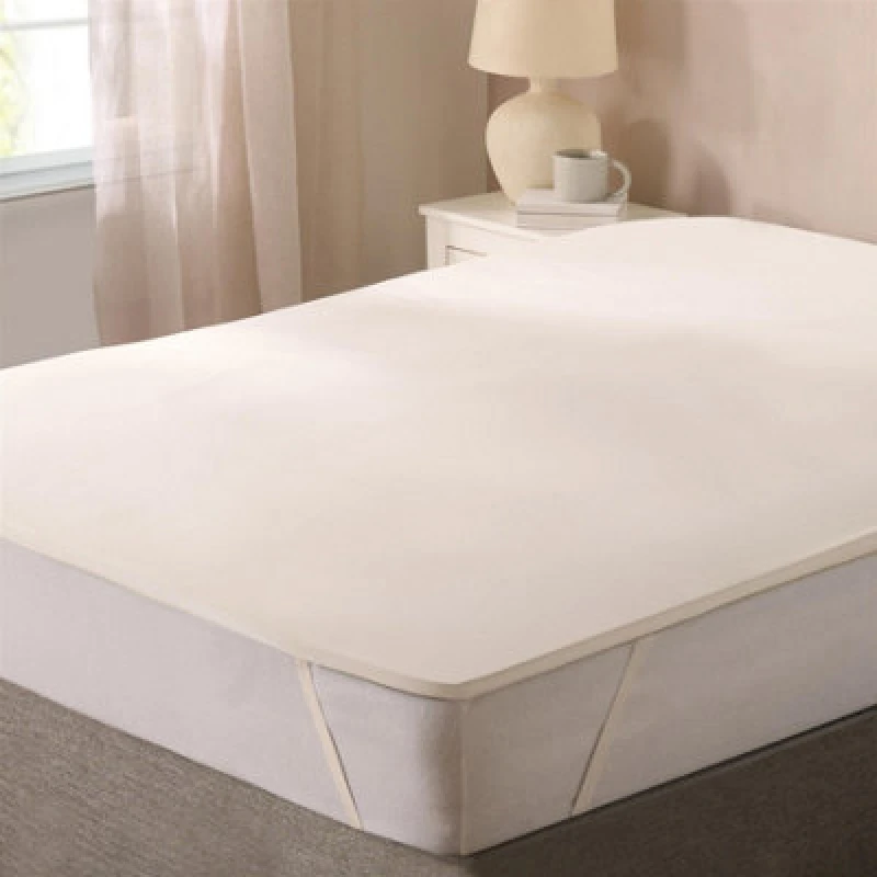 Image of OHS OHS Anti-Allergy Washable Memory Foam Mattress Topper in White Size: Double White Double Unisex 5027434230617