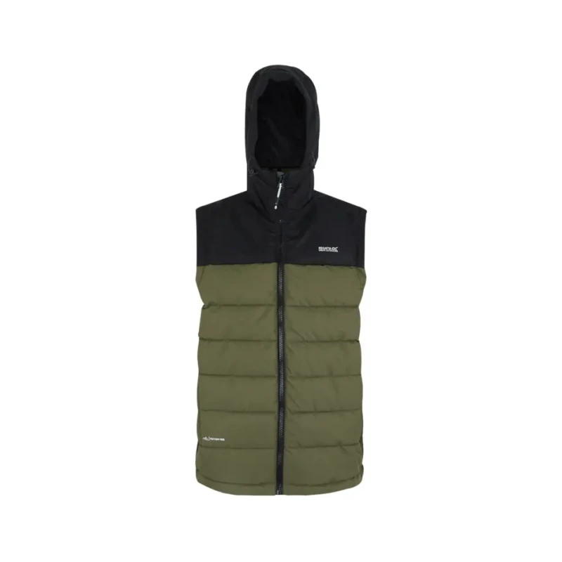 Image of Regatta Regatta Men Aldthorn Insulated Baffled Body Warmer in Green Size: Small Green S Male 5063516133179