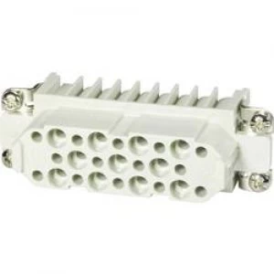 Image of Harting 09 21 025 3101 Han 25D F c Industrial Connector Series Han D Inserts