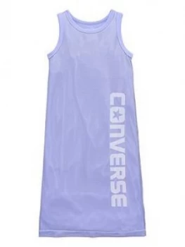 Image of Converse Girls Mesh Dress Purple Size 8 10 Years Women