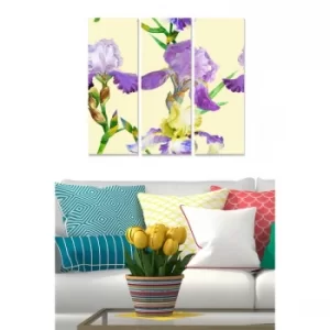 Image of MDF1148657 Multicolor Decorative MDF Painting (3 Pieces)