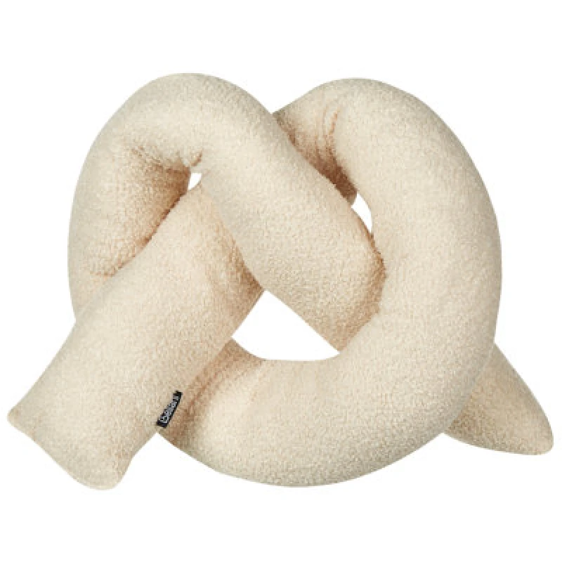 Image of Beliani Throw Cushion Gladiolus Boucle 172 X 14cm Beige Solid