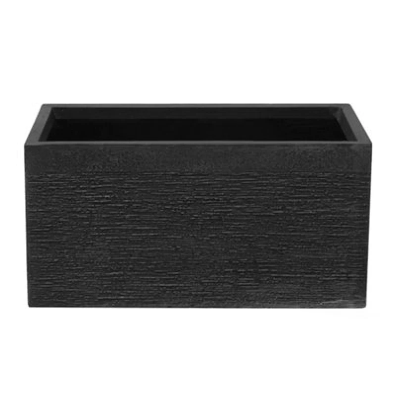 Image of Beliani Traditional Plant Pot Myra 60 Cm Black