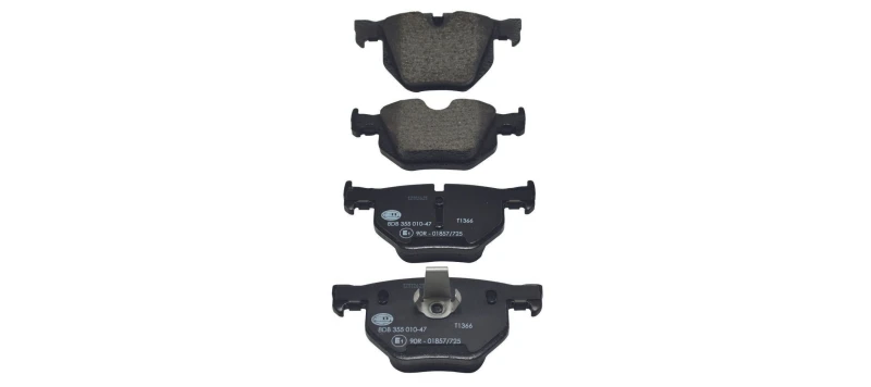 Image of HELLA Brake pad set HELLA 8DB 355 010-471