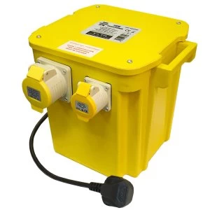 Image of Faithfull Transformer 5Kva Three Socket