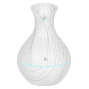 Image of Medium White Grey Grain Electric Aroma Diffuser