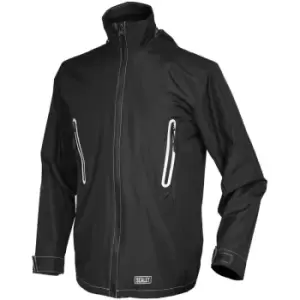 image of Sealey - WPHJ03 Heated Rain Jacket 5V - 48' Chest Large