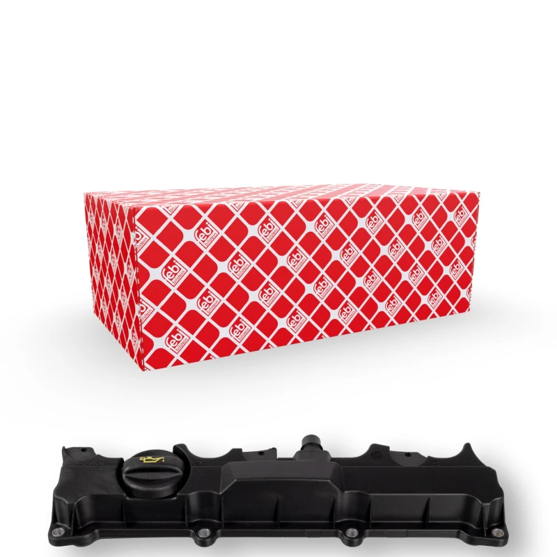 Image of FEBI BILSTEIN 172921 Rocker Cover febi Plus with cap, with gasket/seal Plastic Rocker Cover (977)