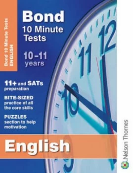 Image of Bond 10 Minute Tests. 10-11 Years by Sarah Lindsay Paperback