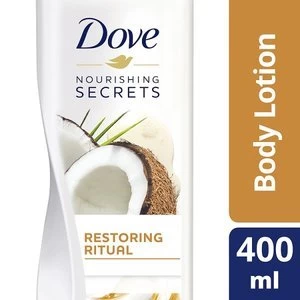 image of Dove Nourishing Secrets Coconut Oil Body Lotion 400ml