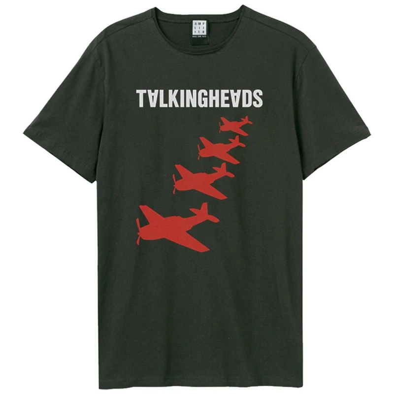 Image of Amplified Amplified Men Remain In Light Talking Heads T-Shirt in Charcoal Size: Small Charcoal S Male 5063470089611