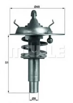 Image of Car TX-106-90D 70594766 by MAHLE Original