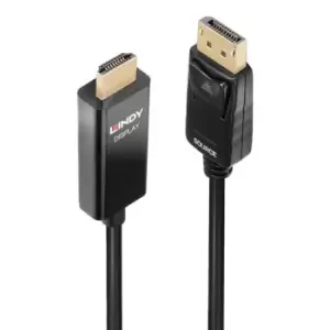 Image of Lindy 1m DP to HDMI Adapter Cable with HDR
