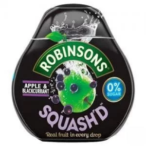 Image of Robinsons Squashed Apple and Blackcurrant Squash 66ml Pack 6 402041
