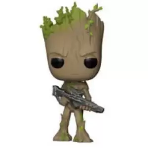 Marvel Avengers Infinity War Teen Groot with Gun Pop! Vinyl Figure