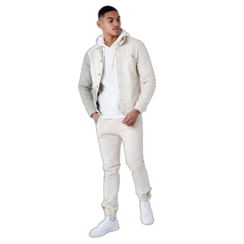 Image of Project X Paris Two-tone denim jacket Project X Paris Blanc Male S