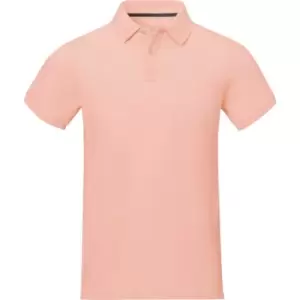 Elevate Mens Calgary Short Sleeve Polo (S) (Pale Blush Pink)