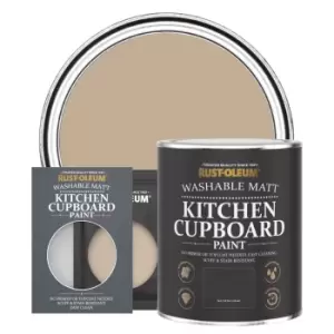 Image of Rust-Oleum Kitchen Cupboard Paint - SALTED CARAMEL - 750ml