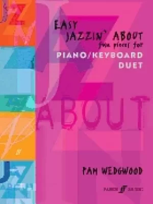 Image of easy jazzin about fun pieces for piano keyboard duet